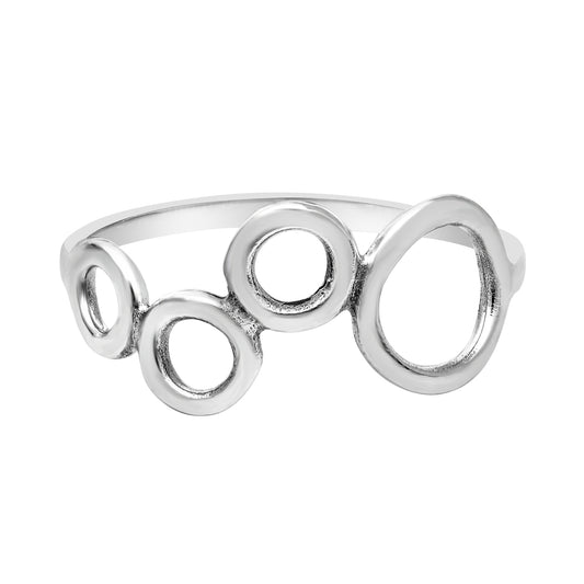 Sterling Silver Bubbles Ring