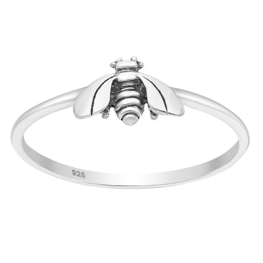 Sterling Silver Bee Ring