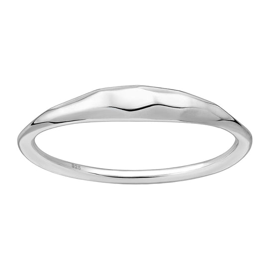 Sterling Silver Hammered Ring