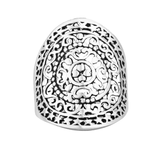 Sterling Silver Statement Celtic Ring