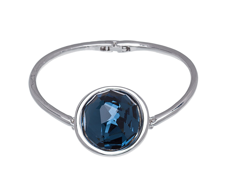 Bezel Bangle with Swarovski Crystal