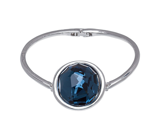 Bezel Bangle with Swarovski Crystal