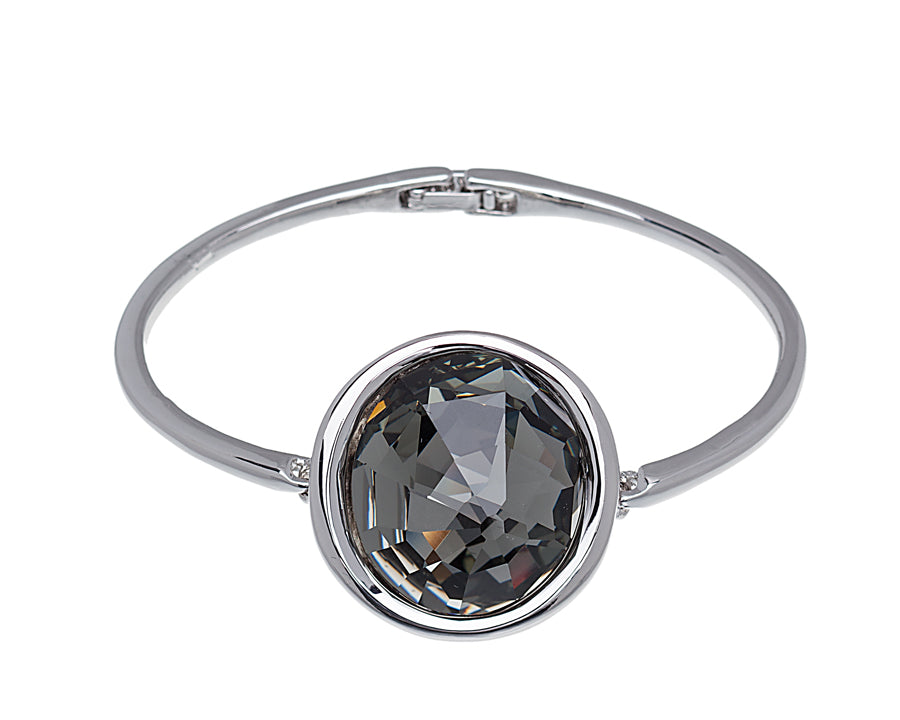 Bezel Bangle with Swarovski Crystal