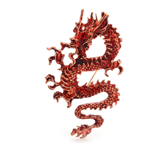 Classic Dragon Brooch