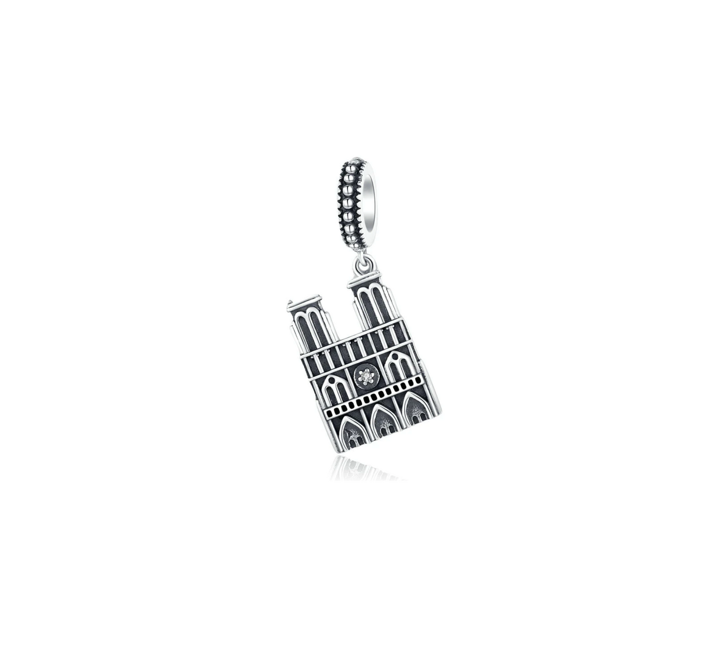 Sterling Silver France Landmark Charm