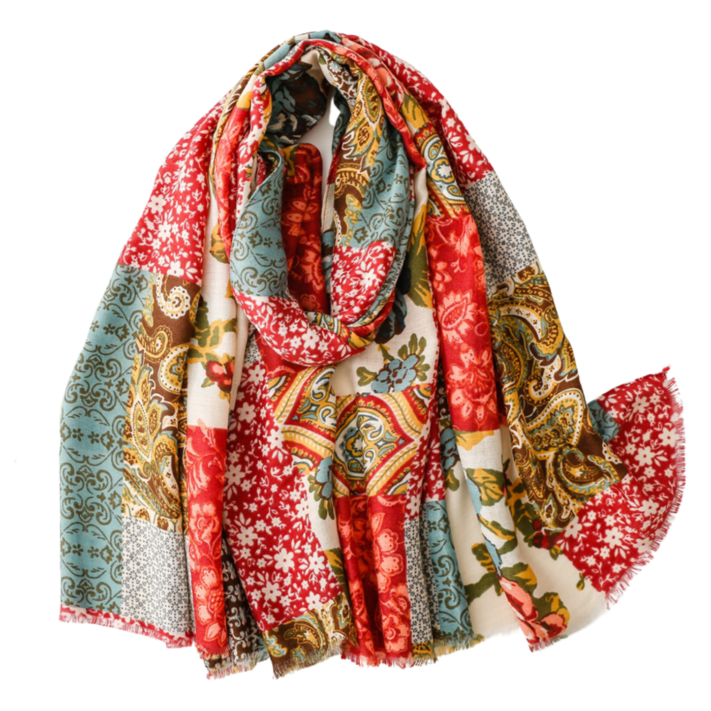 Bohemian Patchwork Scarf