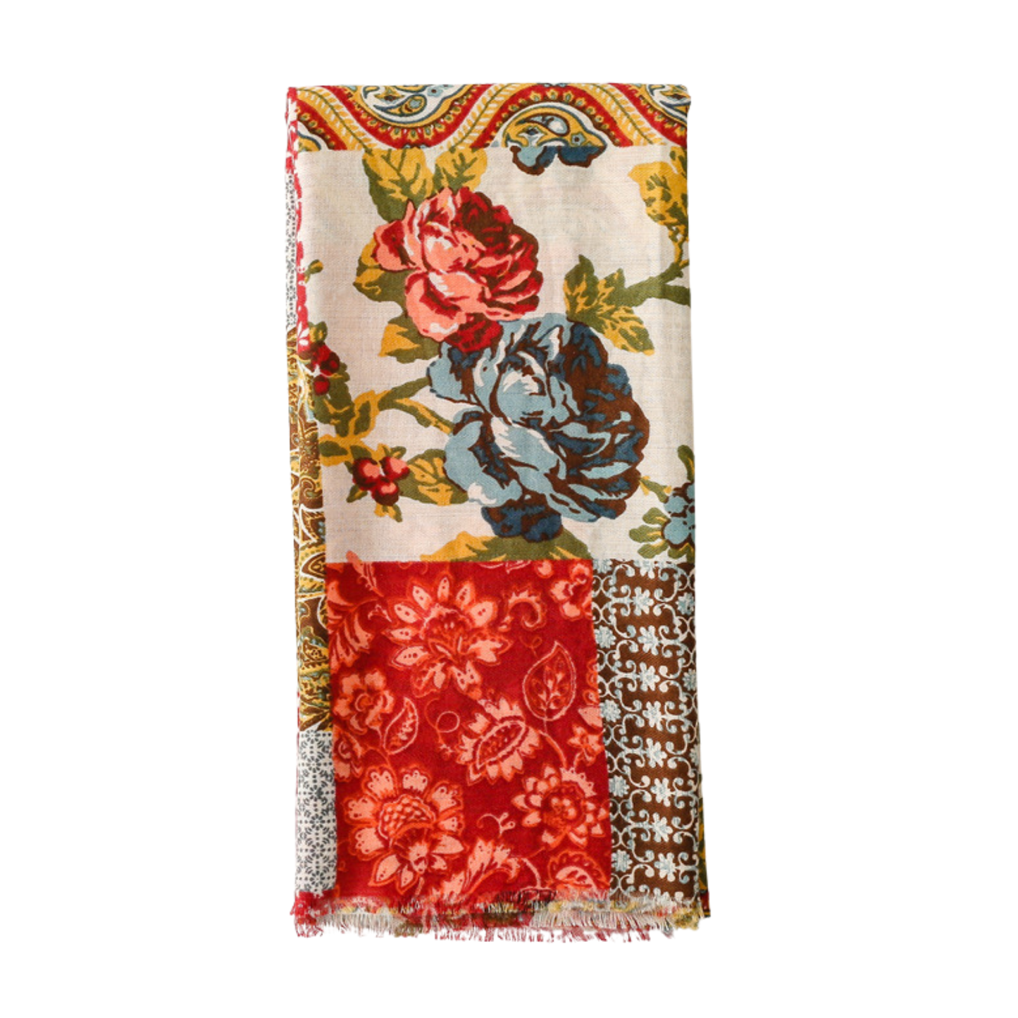 Bohemian Patchwork Scarf