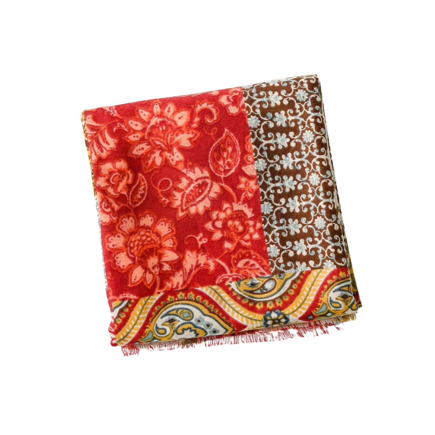 Bohemian Patchwork Scarf
