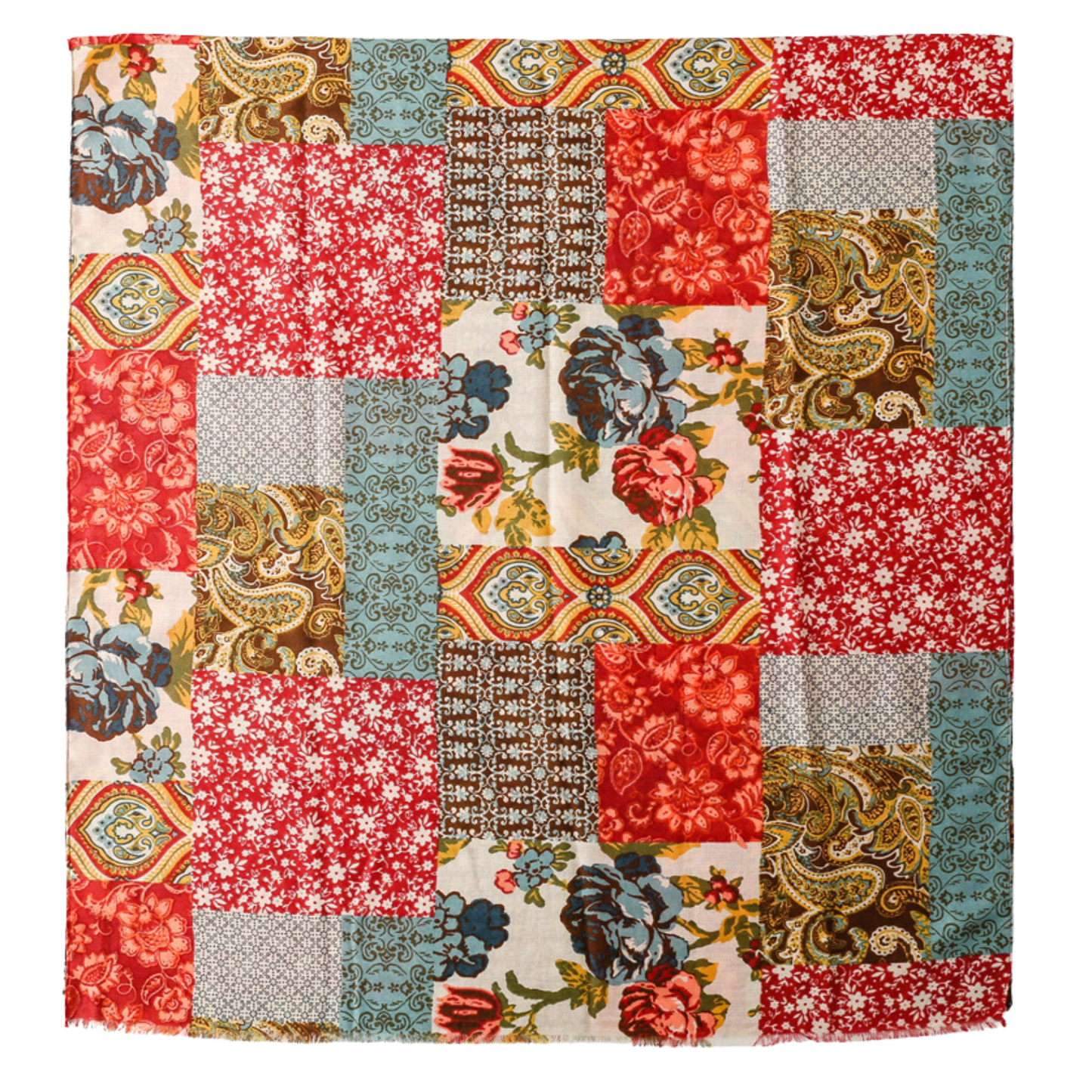 Bohemian Patchwork Scarf