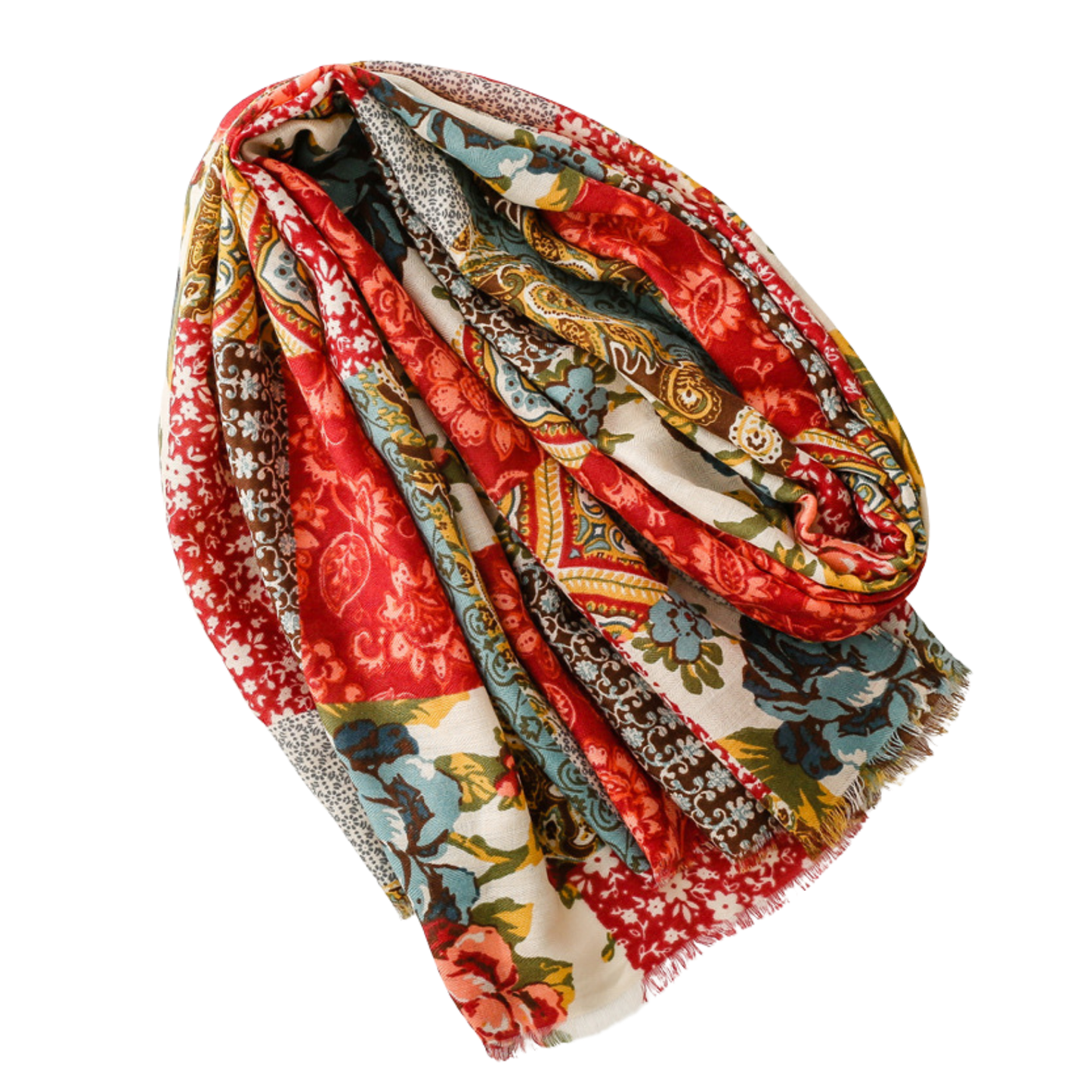 Bohemian Patchwork Scarf