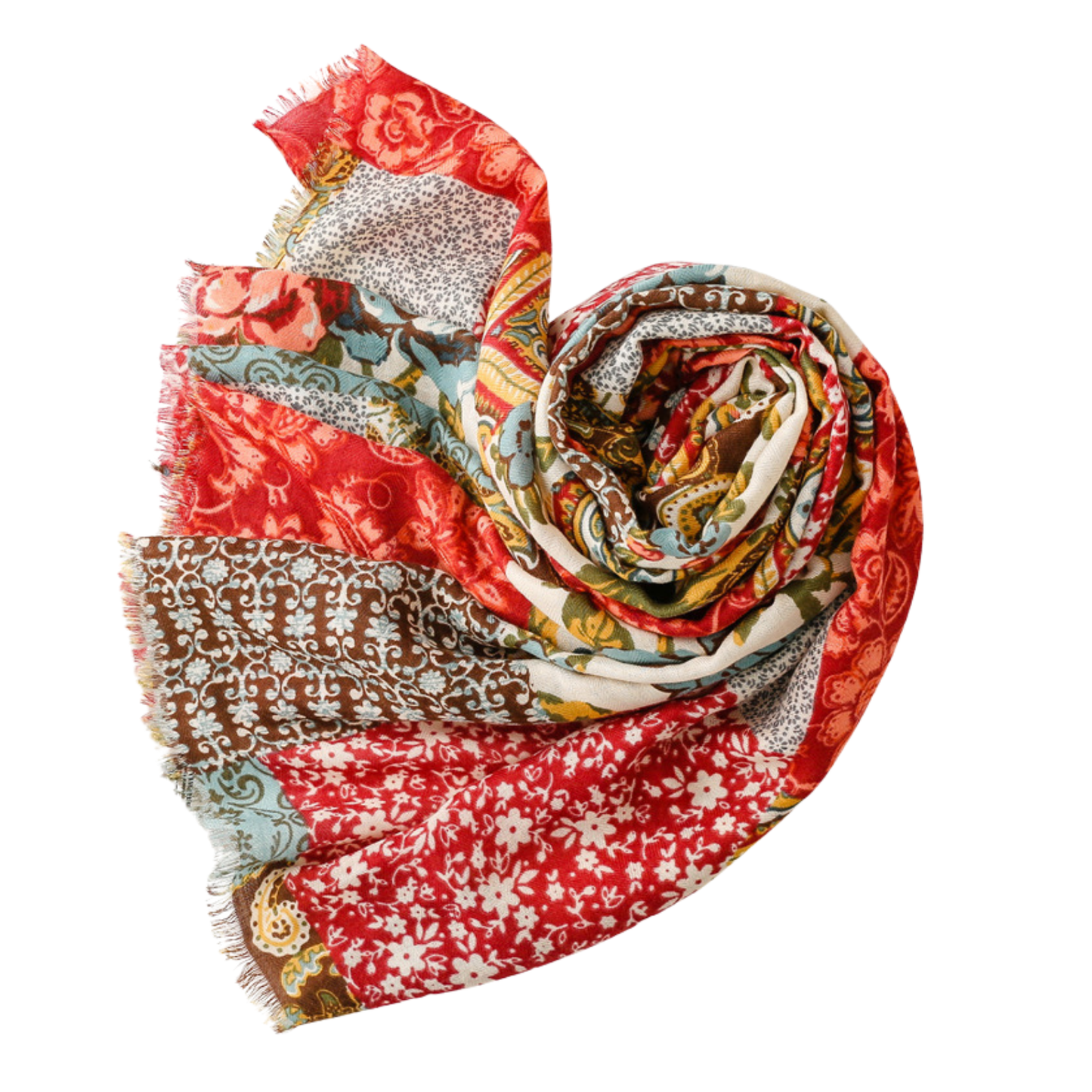 Bohemian Patchwork Scarf