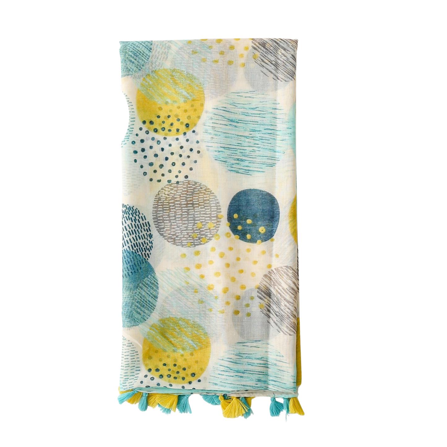 Modern Circle Tassel Scarf