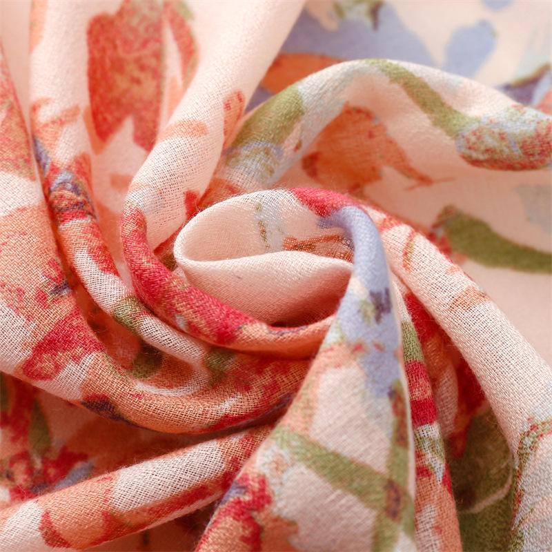 Botanical Tassel Scarf