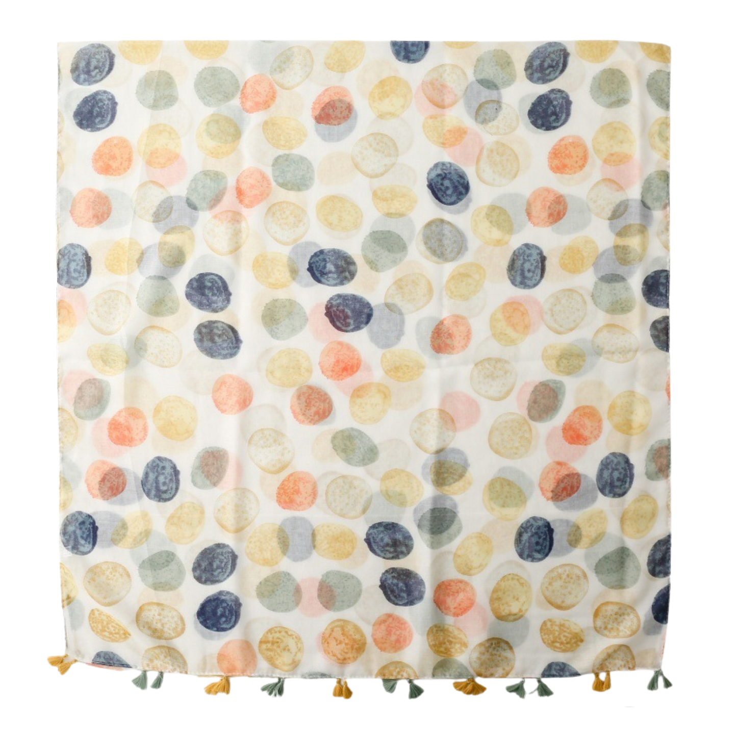 Soft Pebble Tassel Scarf