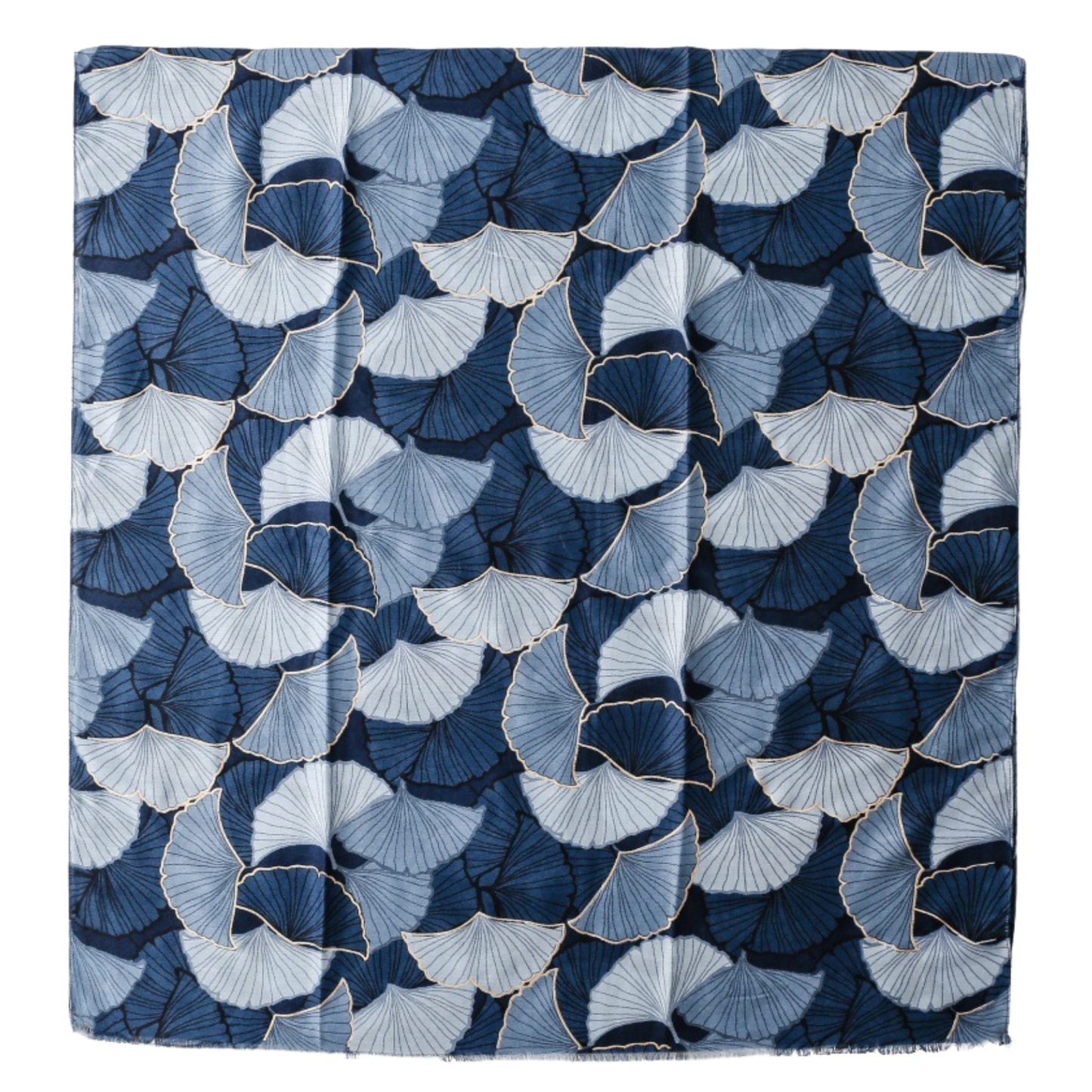 Midnight Ginkgo Scarf