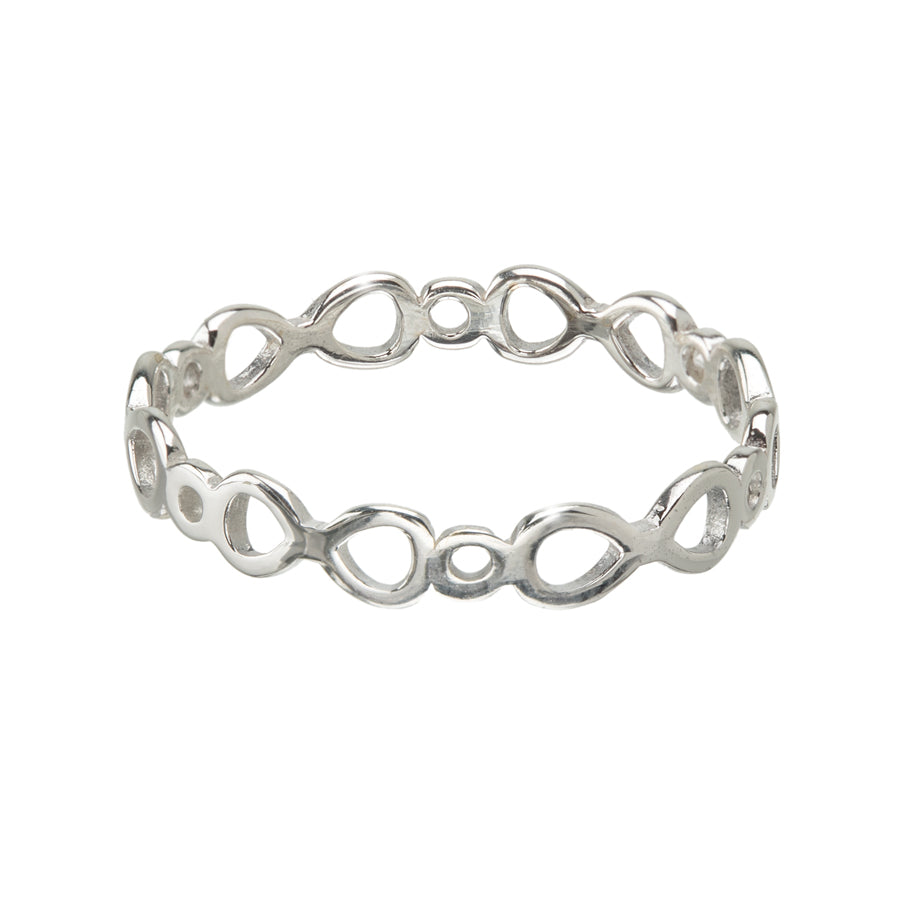 Sterling Silver Mini Infinity Ring