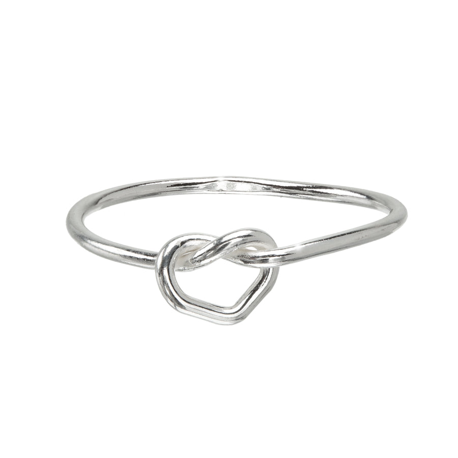 Sterling Silver Mini Love Knot Ring