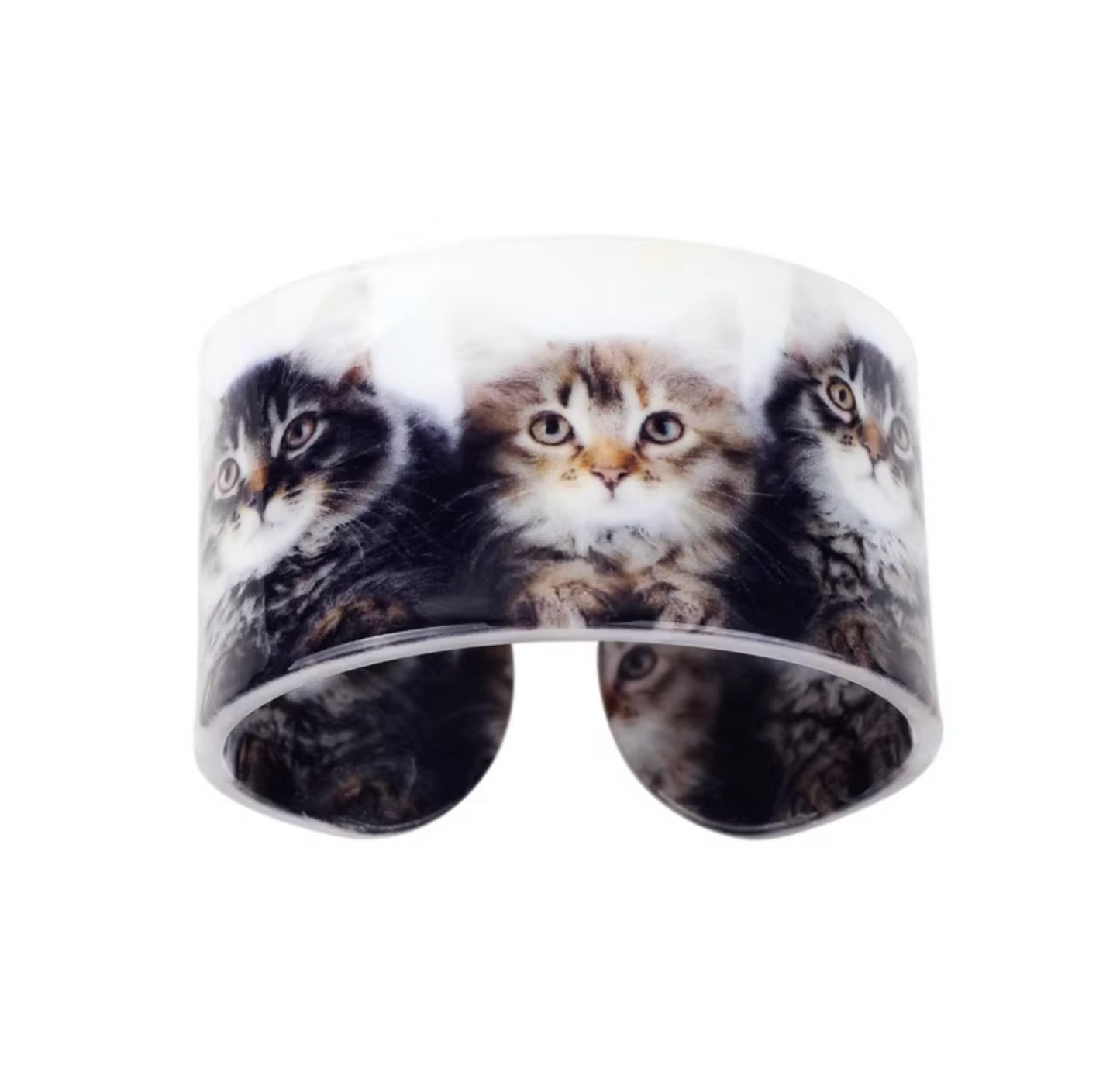 Kitten Bangle Bracelet