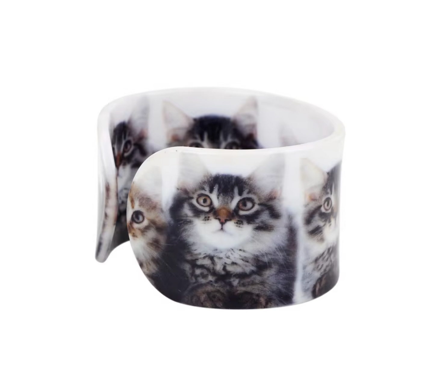 Kitten Bangle Bracelet