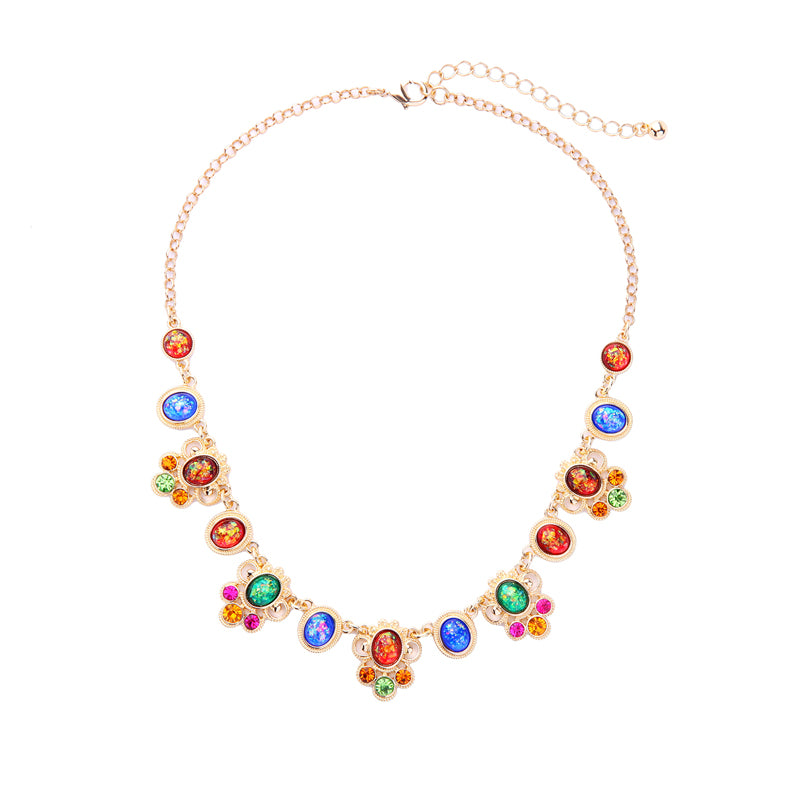 Jeweltone Collar Necklace