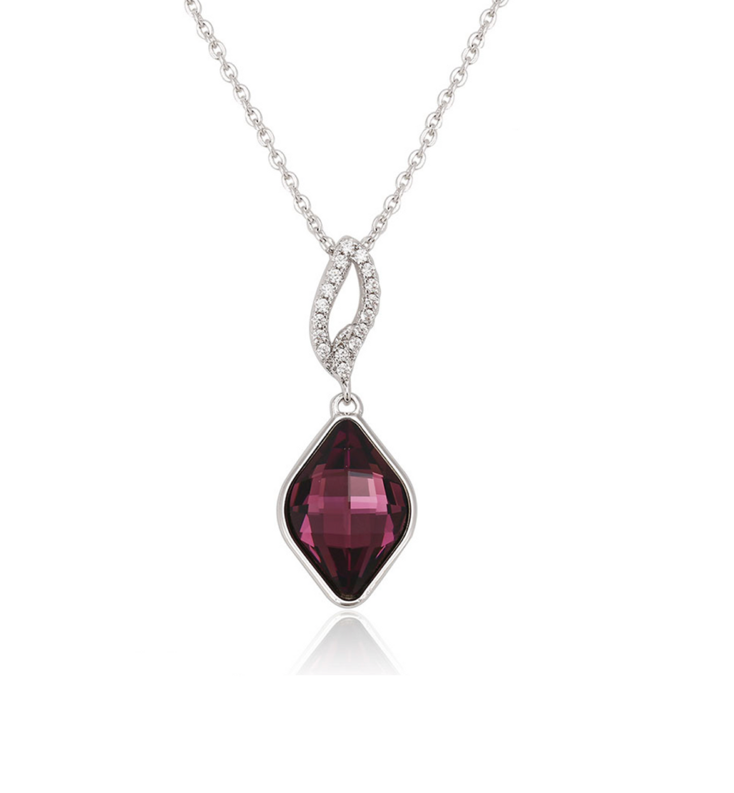 Marquis & Pave Crystal Pendant Necklace