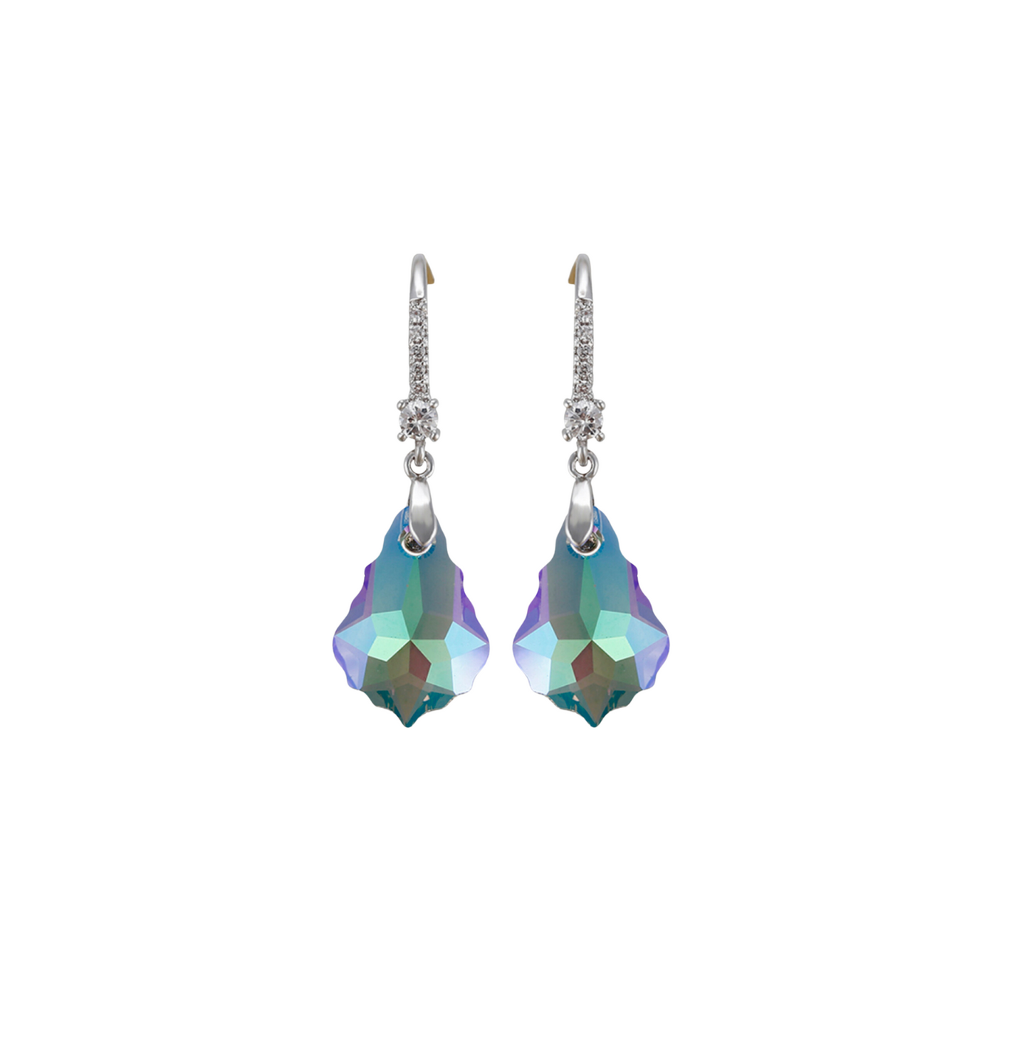 Paradise Shine Baroque Swarovski Crystal Earrings