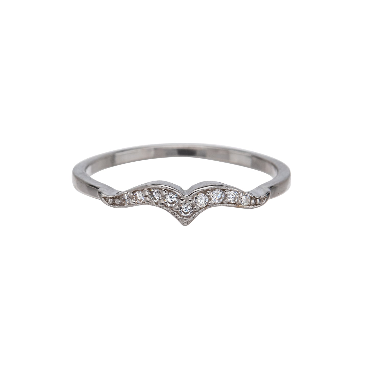 Sterling Silver Cubic Zirconia Ring