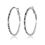 Crystal and Silvertone Silvernight Mix Hoop