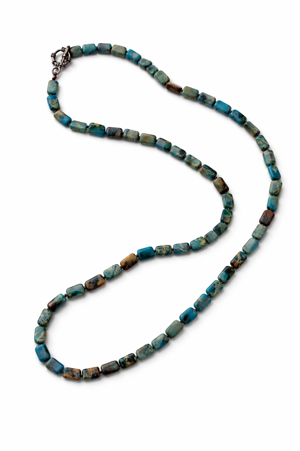 Upcycled Impression Jasper Necklace