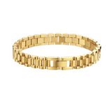 Goldtone Stainless Link Bracelet