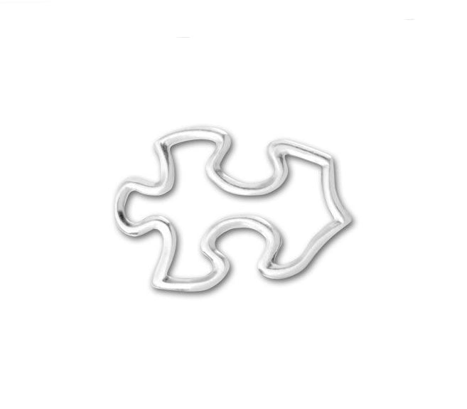 Sterling Silver Puzzle Piece Pendant