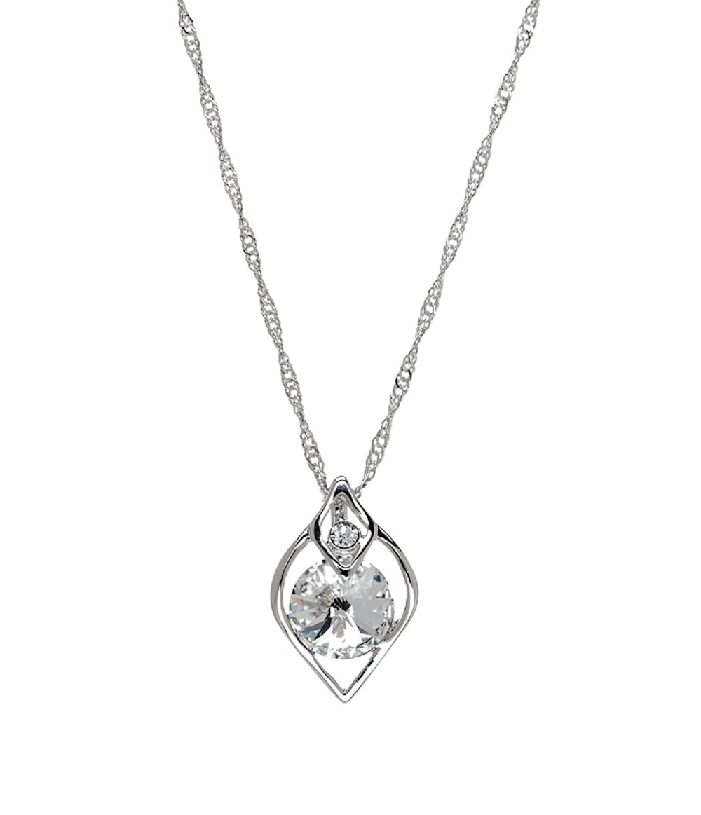 Crystal Rivoli Pendant Necklace