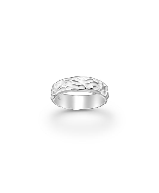 Sterling Silver Carved Band Ring