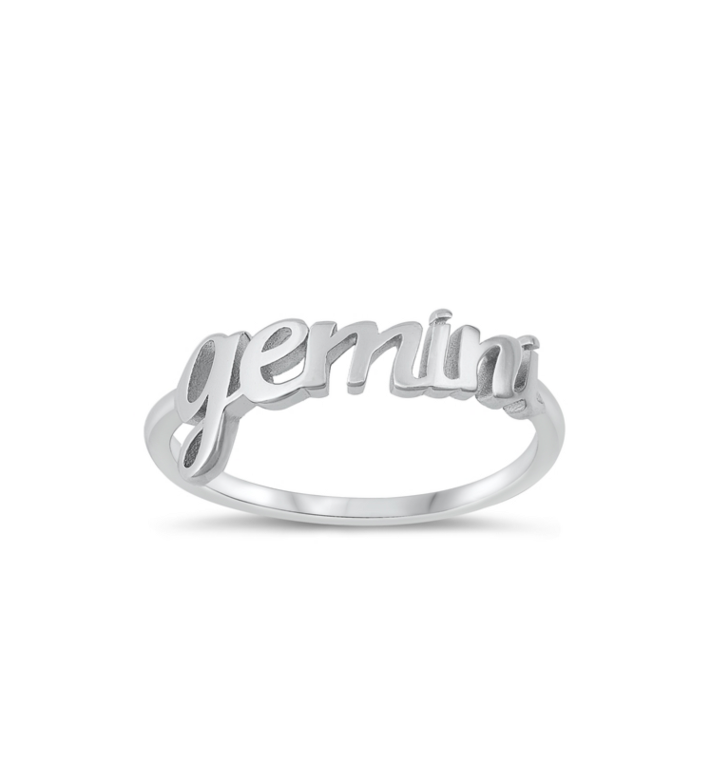 Sterling Silver Zodiac Ring