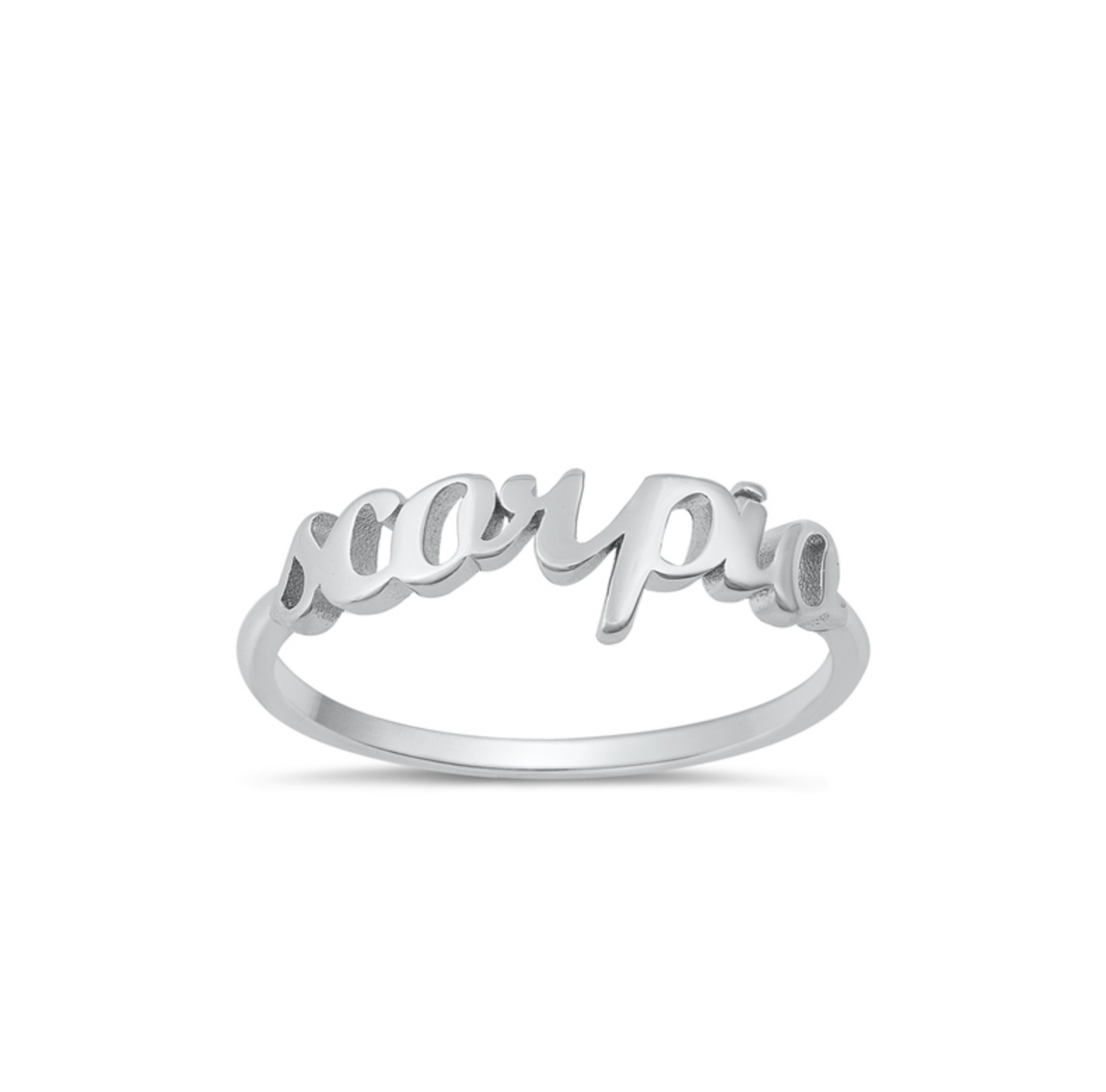 Sterling Silver Zodiac Ring