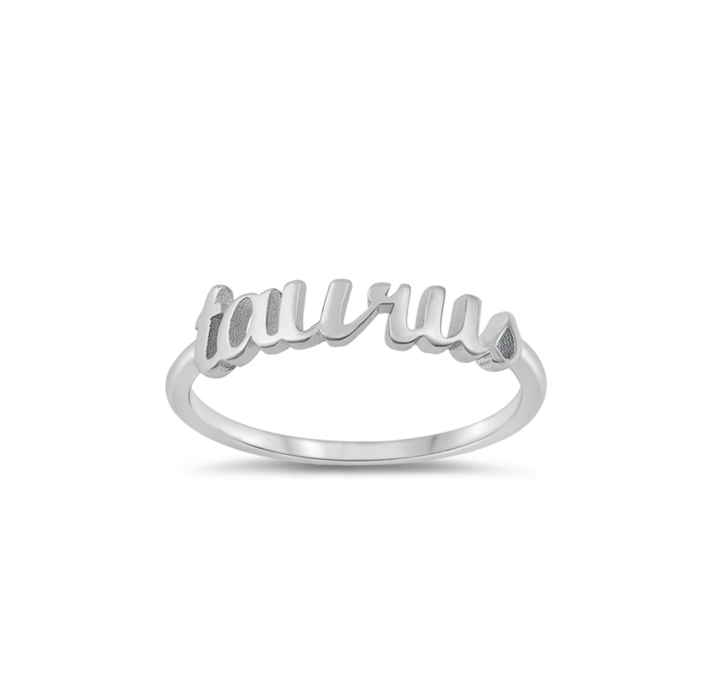 Sterling Silver Zodiac Ring