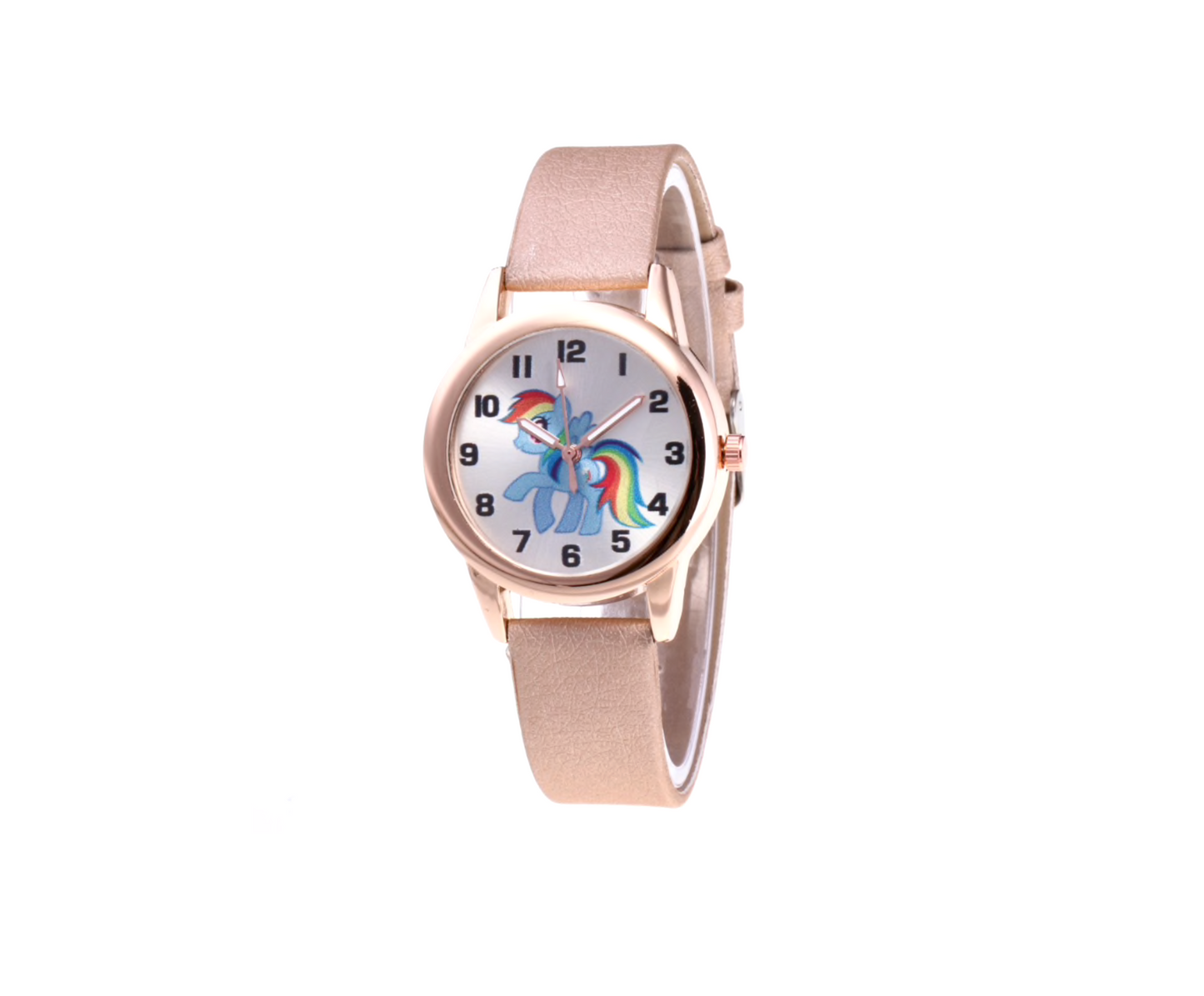 My Little Pony Rose Goldtone Leather-strap Watch