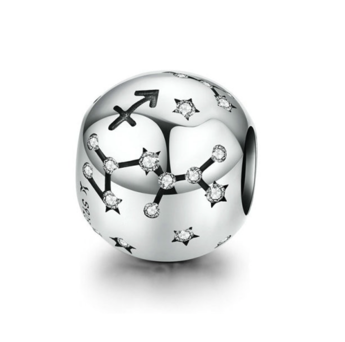 Sterling Silver & CZ Zodiac Charm