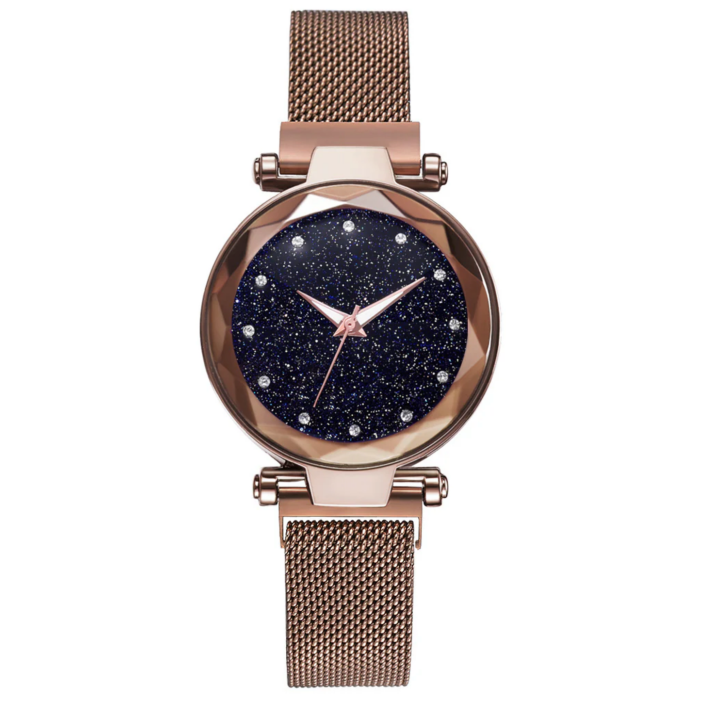 Bezelled-edge Sparkle Watch