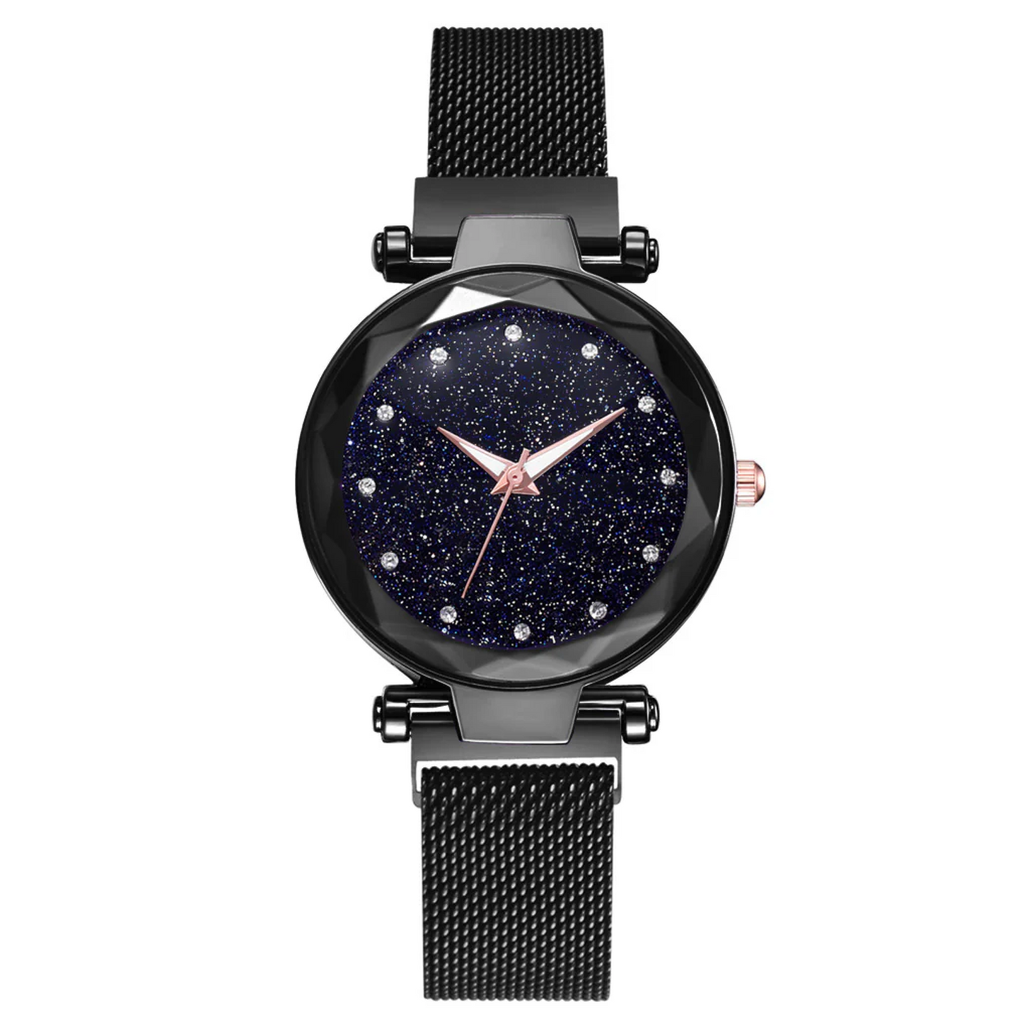 Bezelled-edge Sparkle Watch