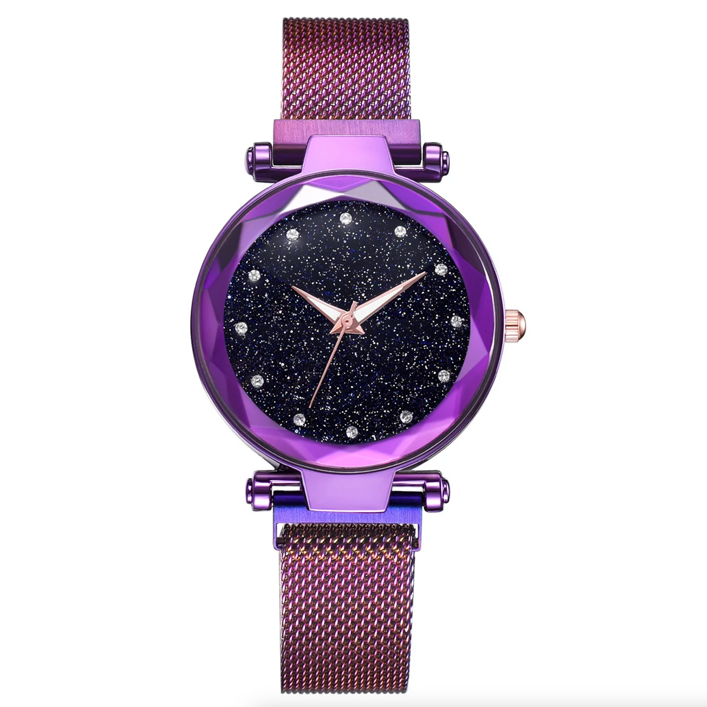 Bezelled-edge Sparkle Watch