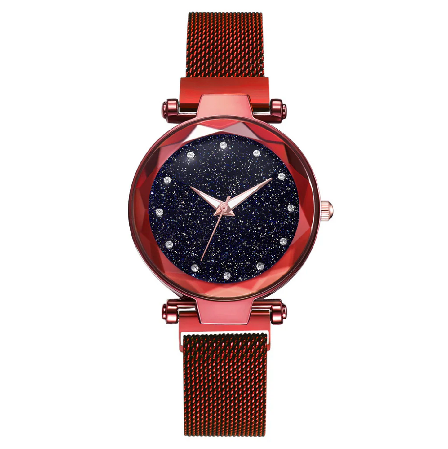 Bezelled-edge Sparkle Watch