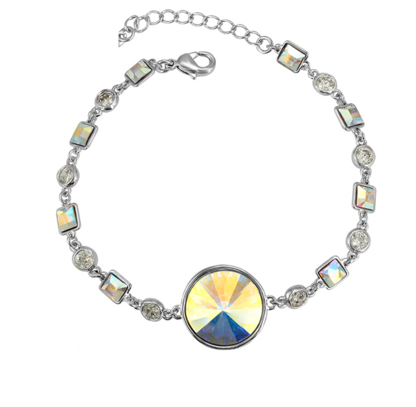 Aurora Borealis Swarovski Crystal Bracelet