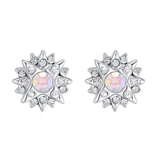 Aurora Borealis Swarovski Crystal Star Stud Earrings