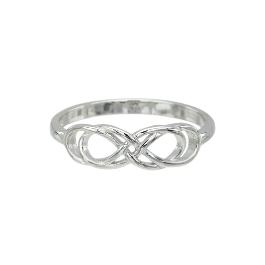 Sterling Silver Double Infinity Ring (60120-104)