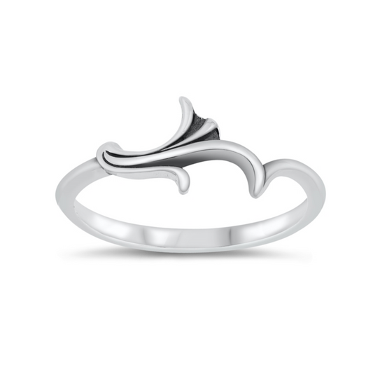 Sterling Silver Abstract Ring