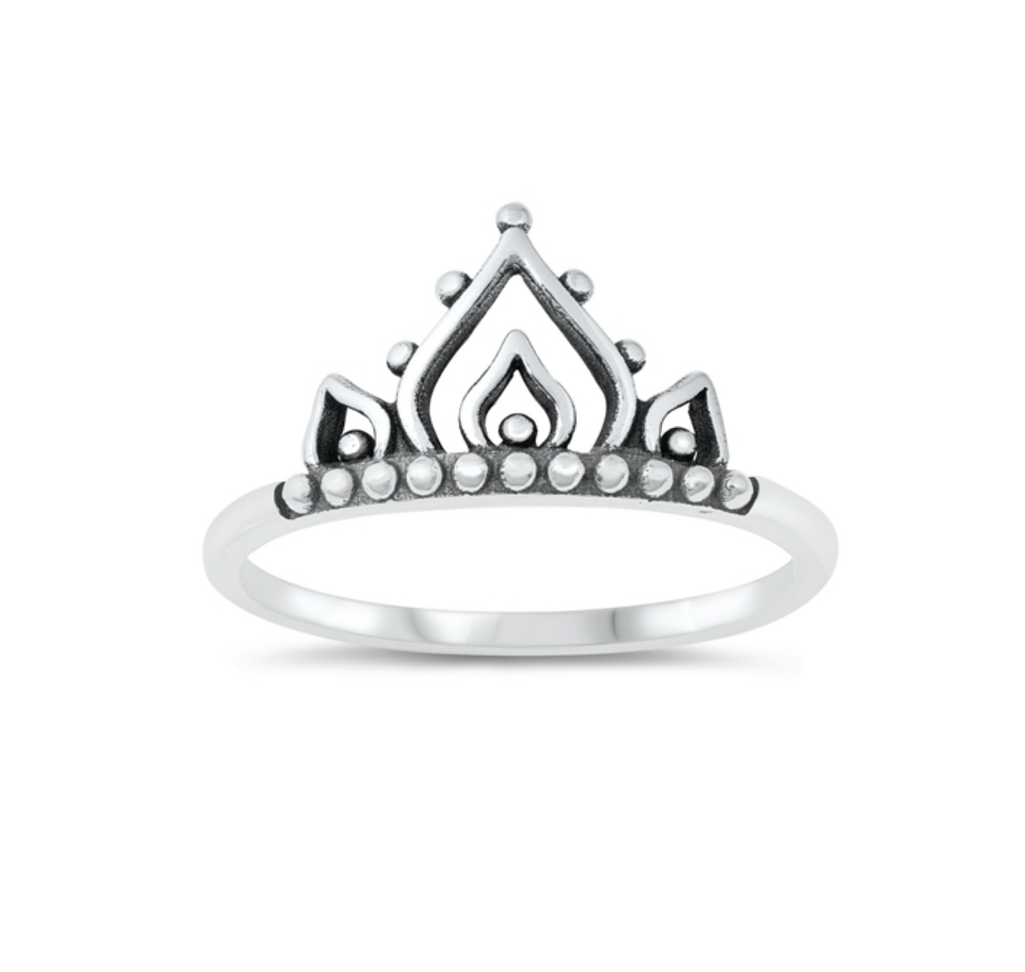 Sterling Silver Tiara Ring