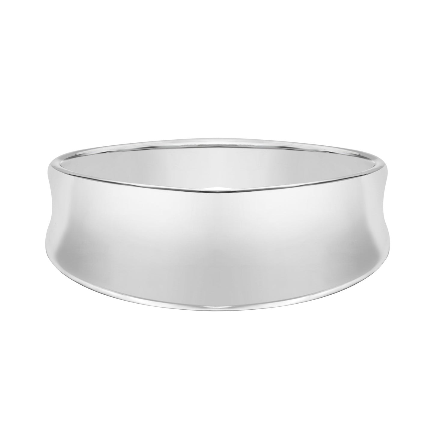 Sterling Silver Convex Band Ring