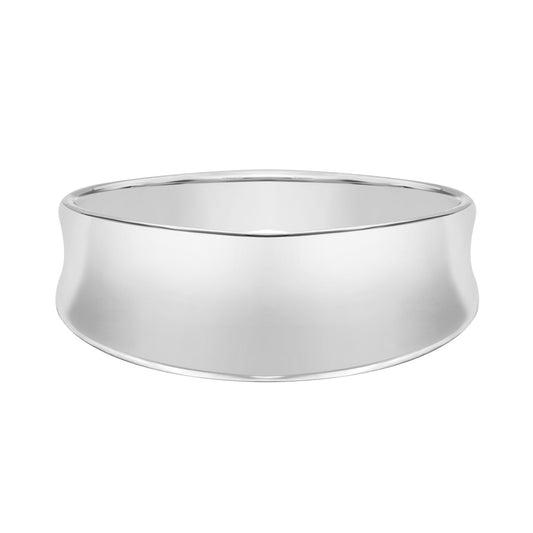 Sterling Silver Convex Band Ring