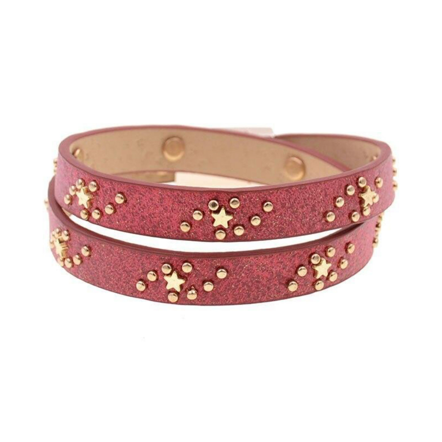 Red gold star bracelet